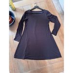 Cut Loose Long Sleeve Black Dress Fit Flare Women’s Size Medium Photo 6