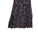 One One Six Womens Maxi Dress M Black Floral Boho Tiered Cottagecore Whimsigoth Size M Photo 3