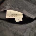 A New Day Elegant Black Women's Linen Blend Skirt Photo 6