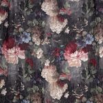 Molly Malloy Dress Womens 12 Black Pink Dark Floral Grunge Cottagecore Vintage Photo 4