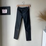 The Row  Lambskin Leather Black Leggings Pull-On Biker Moto Leggings Size Small Photo 2