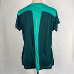 Avia Teal Dark Green Colorblock Athletic TShirt Top Women XL Sporty Athleisure Photo 3