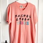 Jadelynn Brooke Rachel Green Vibes T-Shirt Tee V-neck FRIENDS TV Show Graphic Print Size M Photo 0