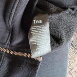 Aritzia TNA full zip oversized black hoodie Photo 3