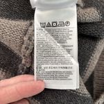 Banana Republic Poncho Sweater Womens M Taupe Cowl Neck Stripe Oversized Slouchy Photo 11