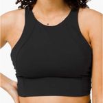 Lululemon  Free To Be Serene Bra High Neck Long Line Black Photo 0