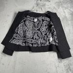 CAbi Seaside Chic Dot Blazer Jacket Career Business Casual Black White Size 2 Photo 3