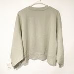 Sunwoo Oversized Light Green Hamptons Tennis Club Embroidered Sweatshirt Size L Photo 4
