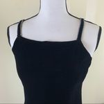 C.W. Designs Rhinestone Embellished Velvet Cocktail Dress Black Size M Photo 4