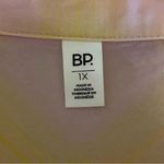 Nordstrom BP Window Pane Crop Boxy Pink Yellow Button-Up Shirt SZ 1X Photo 11