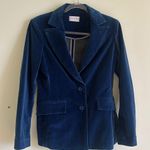 Parker Smith  Velvet Blazer Midnight Blue Size Medium Photo 4