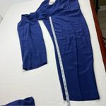 Regina Porter Womens Large Purple Blue Wicked 90s Shirt & Pants 100% Silk NEW Photo 6