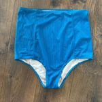 Kortni Jeane  High Waisted Ribbed Swim Bottoms | Size L Photo 0
