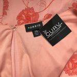 Torrid  Pink Floral Georgette Faux Wrap Dress - Size 28 Photo 3