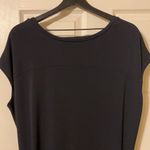 Rachel Roy black cocoon mini drape back dress, M Photo 2