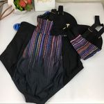 NWT Swimsuits for All Madame Jai swimsuit set Black Size 6 Photo 3