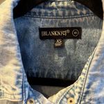 BLANK NYC  Cinched Denim Shirt Size XS Photo 3