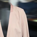 H&M Blazer Pale Pink Open Front Blazer Size 12 Photo 2
