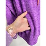 LUKKA LUX Sweater Womens Purple Thumbholes Medium Athletic Running Cycling Overs Photo 5