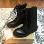 Free People  Embossed Santa Fe Lace Up Boots 38 Photo 1