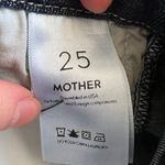 MOTHER Denim MOTHER Looker Ankle Fray Dark Wash Distressed Raw Hem Skinny Leg Jeans Size 25 Photo 6