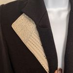 St. John Evening Black Double Breasted Knit Sweater Photo 3