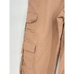 ZARA  Streetwear Cargo Pants Womens Small Beige High‎ Rise Elastic Waist Casual Photo 3