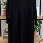 ZARA Peekaboo Keyhole Back 3/4" Sleeve Stretch Knit Midi Dress, S Photo 0