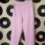 Nasty Gal Pink Plaid Pants Photo 0