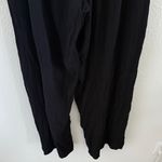 Kona Sol Tie Waist Beach Pool Cover Up Pants Black Medium Photo 10