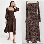 O. P. T. brown floral dress NEW Size 8 Photo 1