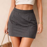 Adidas  Gray Athletic Skirt Photo 0