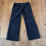 The North Face black corduroy wide leg pants size 4 Photo 1