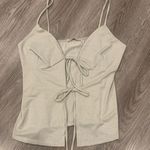• Sincerely Jules tie front cami top silver medium Photo 2