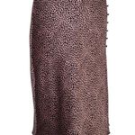 Victoria's Secret Victoria’s Secret Animal Print Satin Midi Slip Skirt Size Medium Photo 3