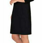 Nicole Miller Original Black 3/4 Sleeve Shift Dress. Size L Photo 1