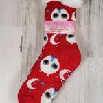 NWT Mari Clare Sherpa Lined Knit Winter Owl Moon Star No Photo 0