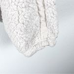 Athleta  Cream Cloud Fleece Quarter Zip Long Sleeves Pockets Sweatshirt Size XS Photo 8