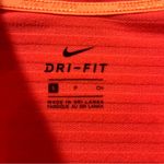 Nike WOMEN'S Dri FIT Coral Peach Pink 1/2 ZIP UP LONG SLEEVE SHIRT Small Ribbed Photo 6