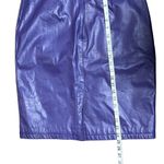 Vintage Like New Cheyenne Grape Purple 100% Leather Pencil Skirt size 13/14 Purple Photo 10