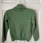 Charter Club  Olive Green Crop Cashmere Pullover Top Small Fall Photo 2
