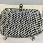 SMco Womens Clutch Purse Evening Bags Classic Blue Size M Photo 0