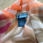 Soaked Orange/Pink Neon Patterned Beach Coverup Sz S/M Pink Photo 1