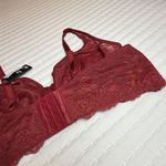 Torrid  Curve Red Bra 42C Unlined Balconette Underwire Lace NWT $49.50 Photo 9