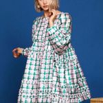 Dream Sister Jane Stuck at Sea Pink Green Plaid Dress | S Photo 1