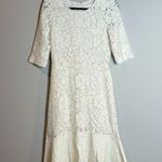See By Chloe See By Chloé Ruffled Lace Midi Dress Natural White Photo 1