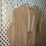 Aerie  New Love Corded Cropped Hoodie Tan Size XS Photo 2