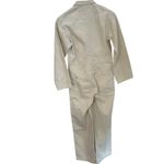 Caron Callahan NWT Fincher Small Ivory Cream Jumpsuit Utility Cotton Flightsuit Tan Photo 10