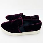 Vince  | Blair Velvet Slip-on Sneakers Shoes in Oxblood Burgundy Sz. 6.5 Photo 2