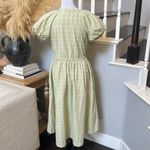 Madewell Plaid Tie-Waist Cottage Striped Midi Dress Size XS Photo 7